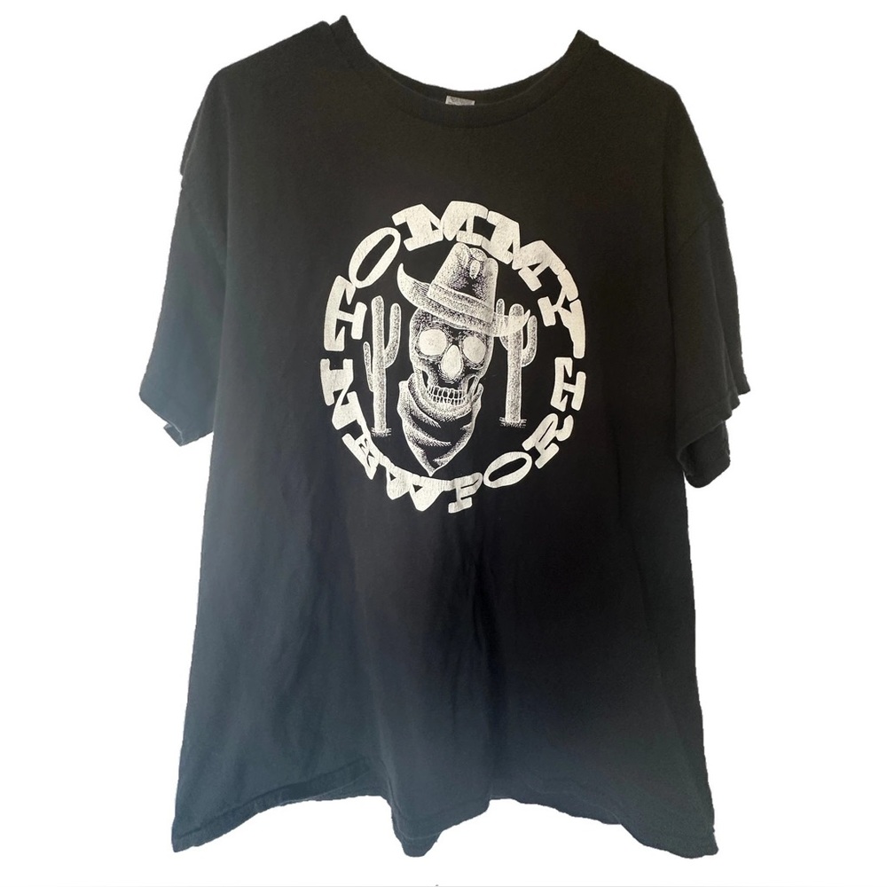 Tommy Newport Cowboy Skull Shirt